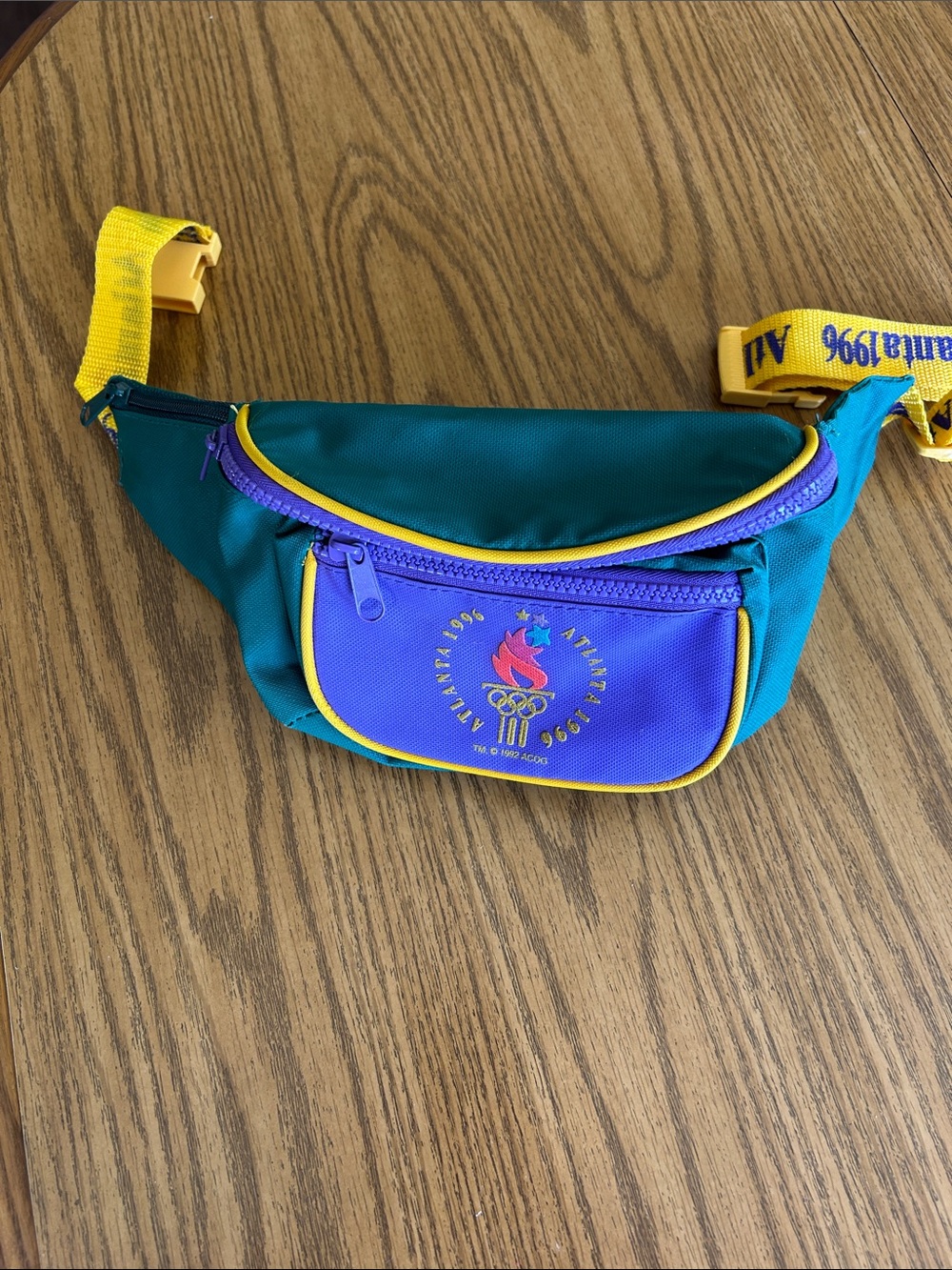 Vintage Atlanta 1996 Olympic Fanny Pack